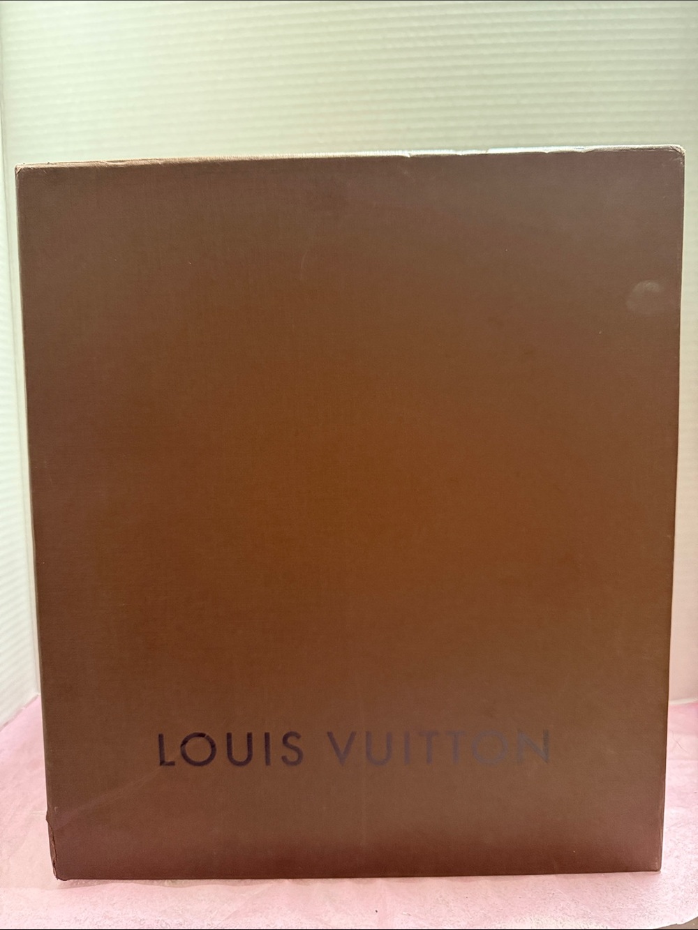 Louis Vuitton Chocolate Brown Presentation Box with Logo